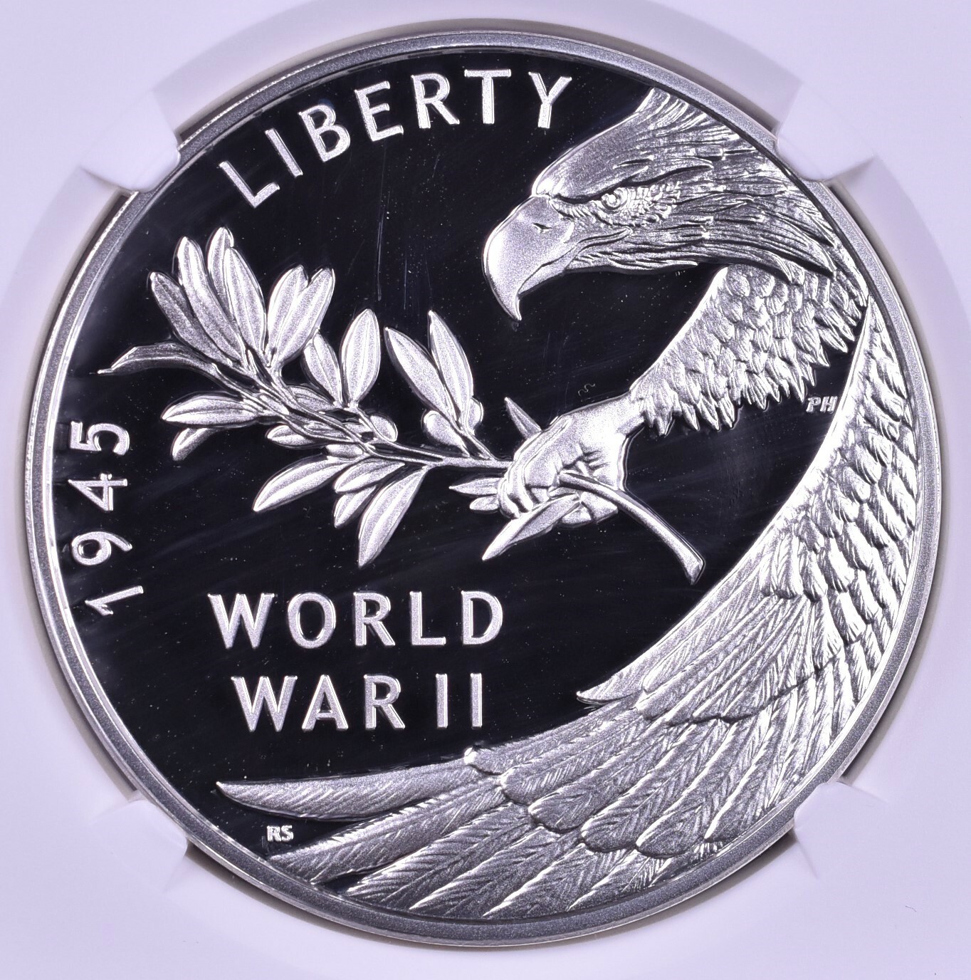 (2020) End of World War II Silver Medal Proof - NGC PF69 ULTRA CAMEO