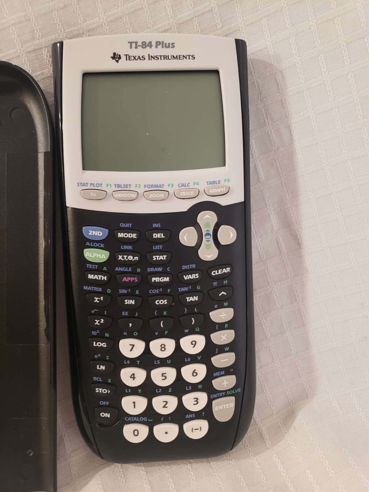 Texas Instruments TI-84 Plus Graphing Calculator Black With Cover