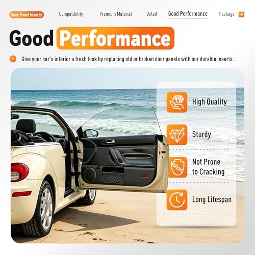 Driver&Passenger Side Door Panel Inserts Compatible with 2003-2010 Volkswagen