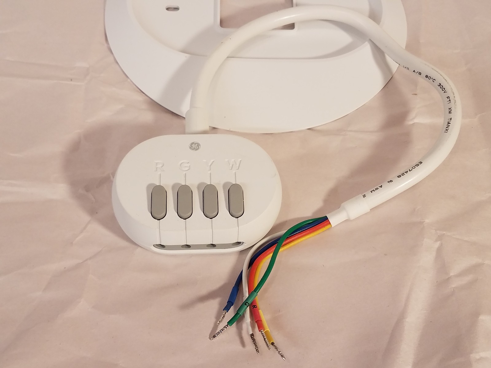 GE CYNC Power Extender Kit plus thermostat backing plate