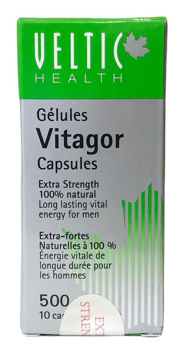 VELTIC HEALTH Vitagor Capsules Extra Strength for Men 10 Caps(植物伟哥 10粒入 男士专用)
