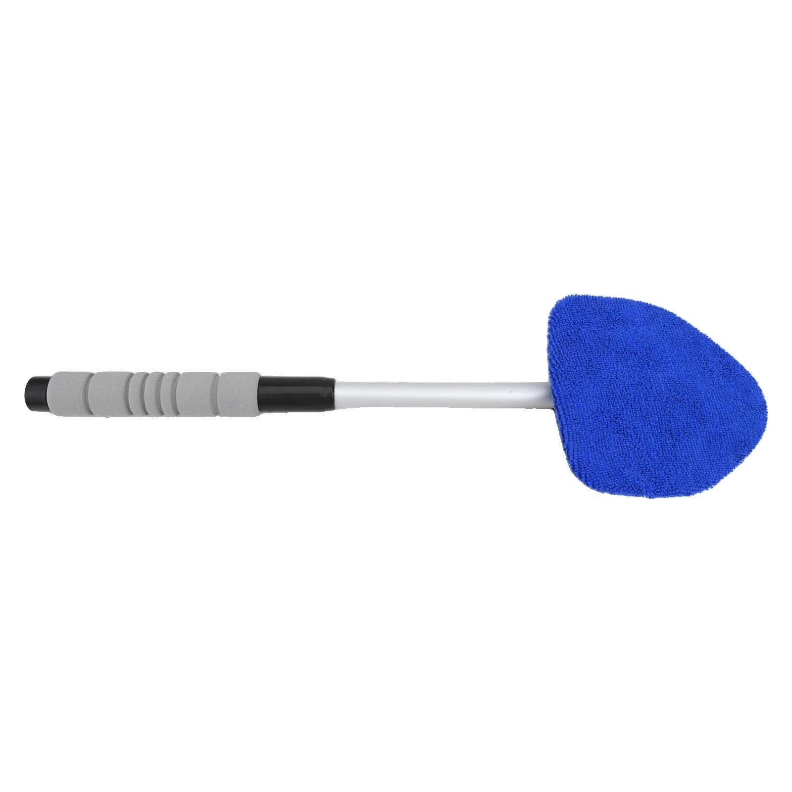 Auto Window Cleaner With Extension Handle Spray Bottle And Washable Towels Kit
