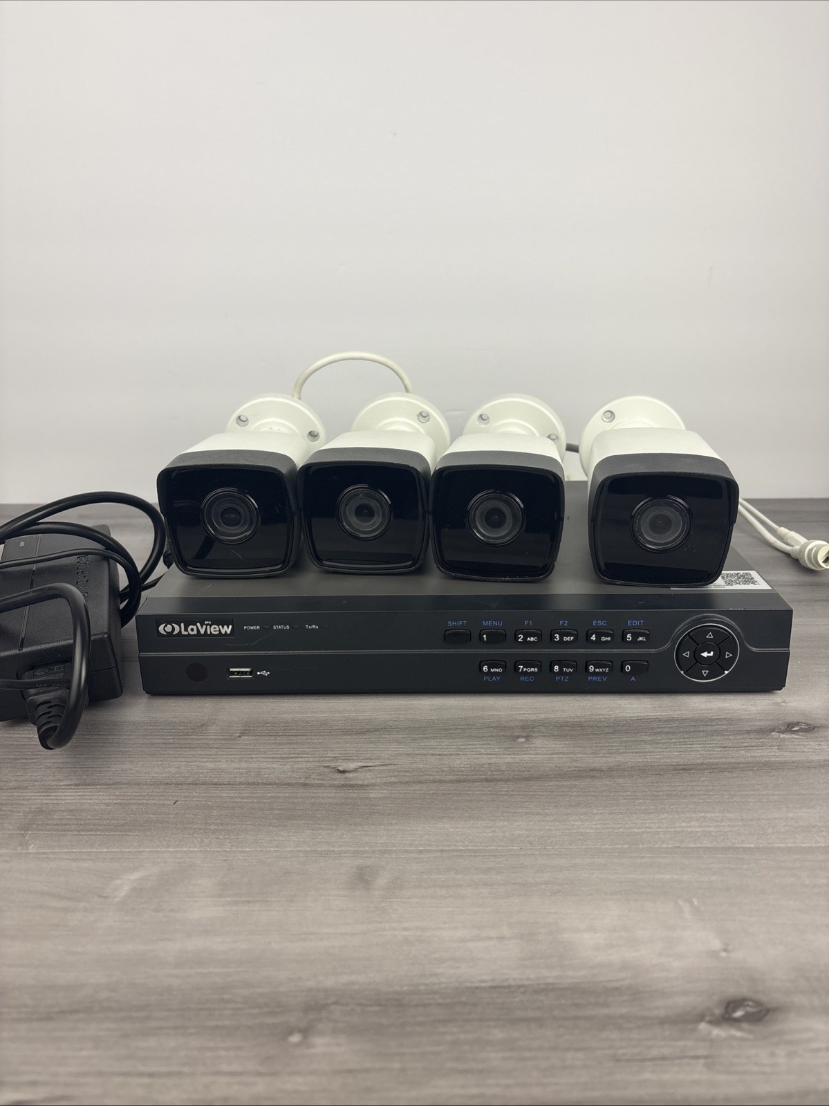 LaView LV-N9508Q8E 8 Channel 4K 8.3 MP IP Network Video Recorder 4 Cameras