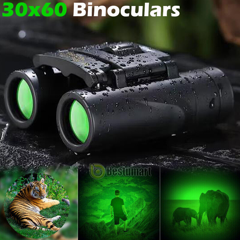 2026 Military Zoom 30x60 High Magnification Binoculars Goggles Hunting &Case