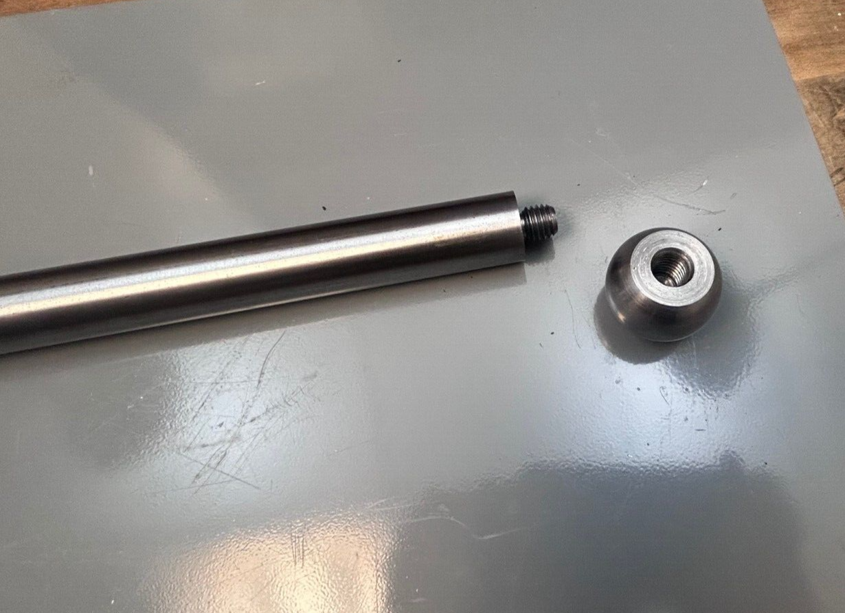 Large Vise Replacement Spindle Handle 1" X Pick Length