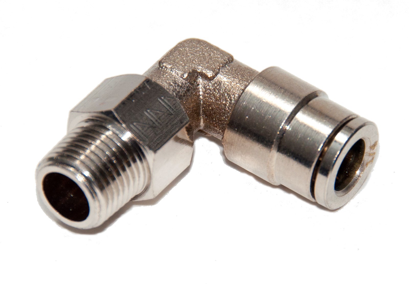Tube Fitting Swiveling Elbow Metal Push In to Connect  5 PCS 1/4" OD   1/8 NPT