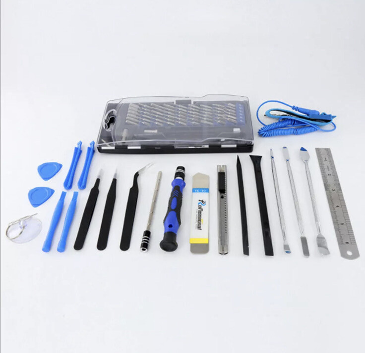 80 in 1 Precision Screwdriver Repair Kit w/ Magnetic Bits Set & Opening Pry Tool