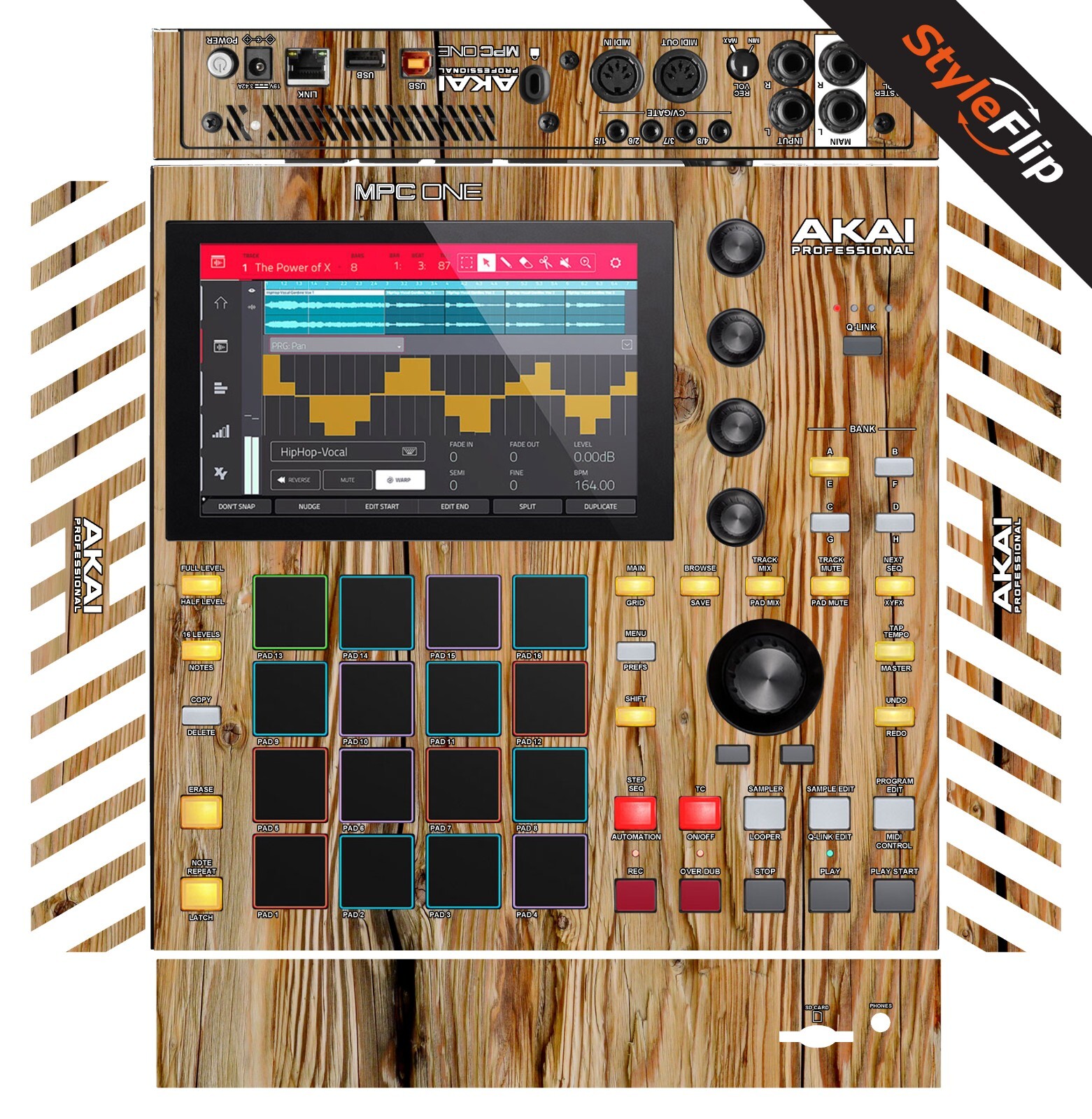 Akai MPC One Skin | Wood #4 | Protective Decal | StyleFlip Skins