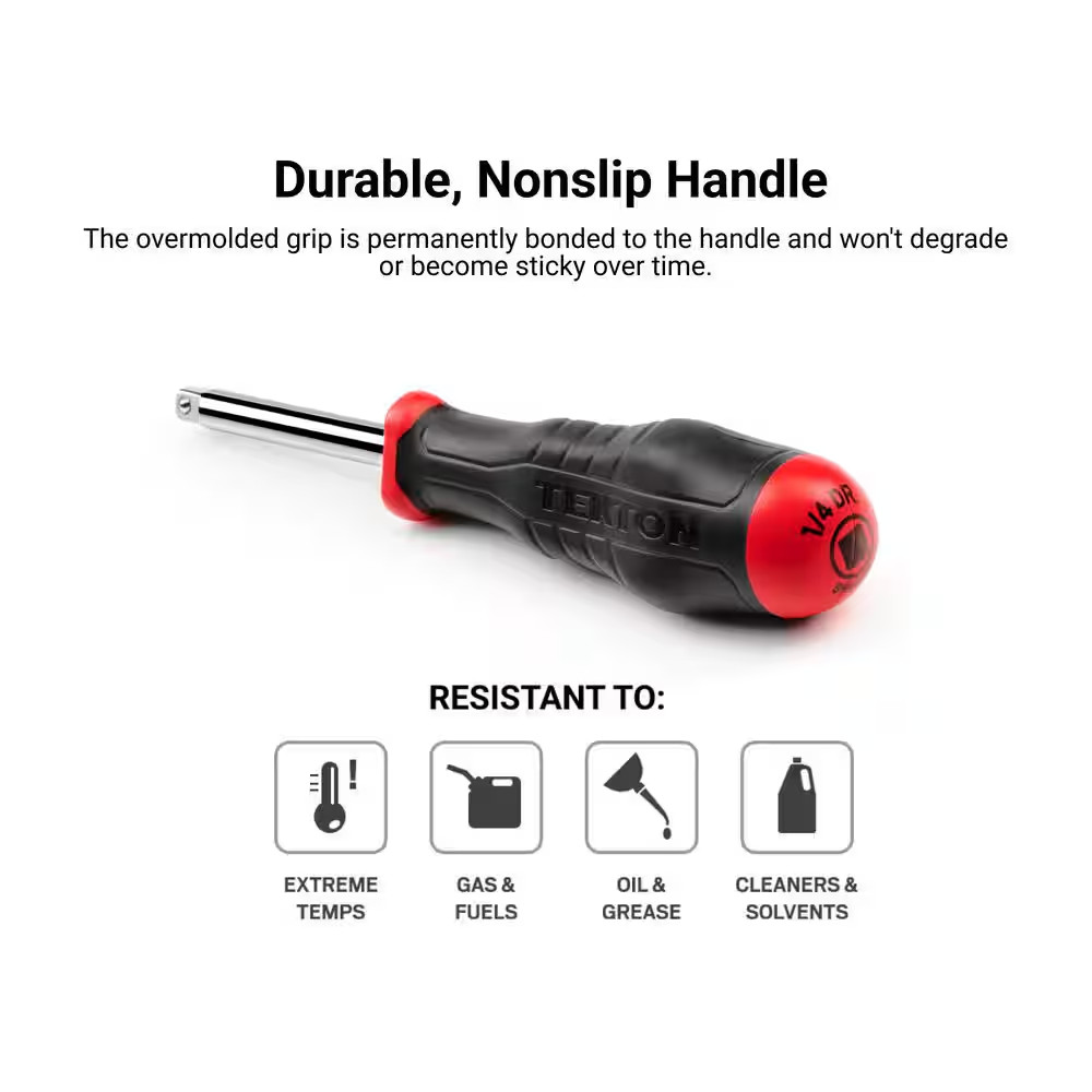 1/4 In. Drive High-Torque Screwdriver Spinner Handle