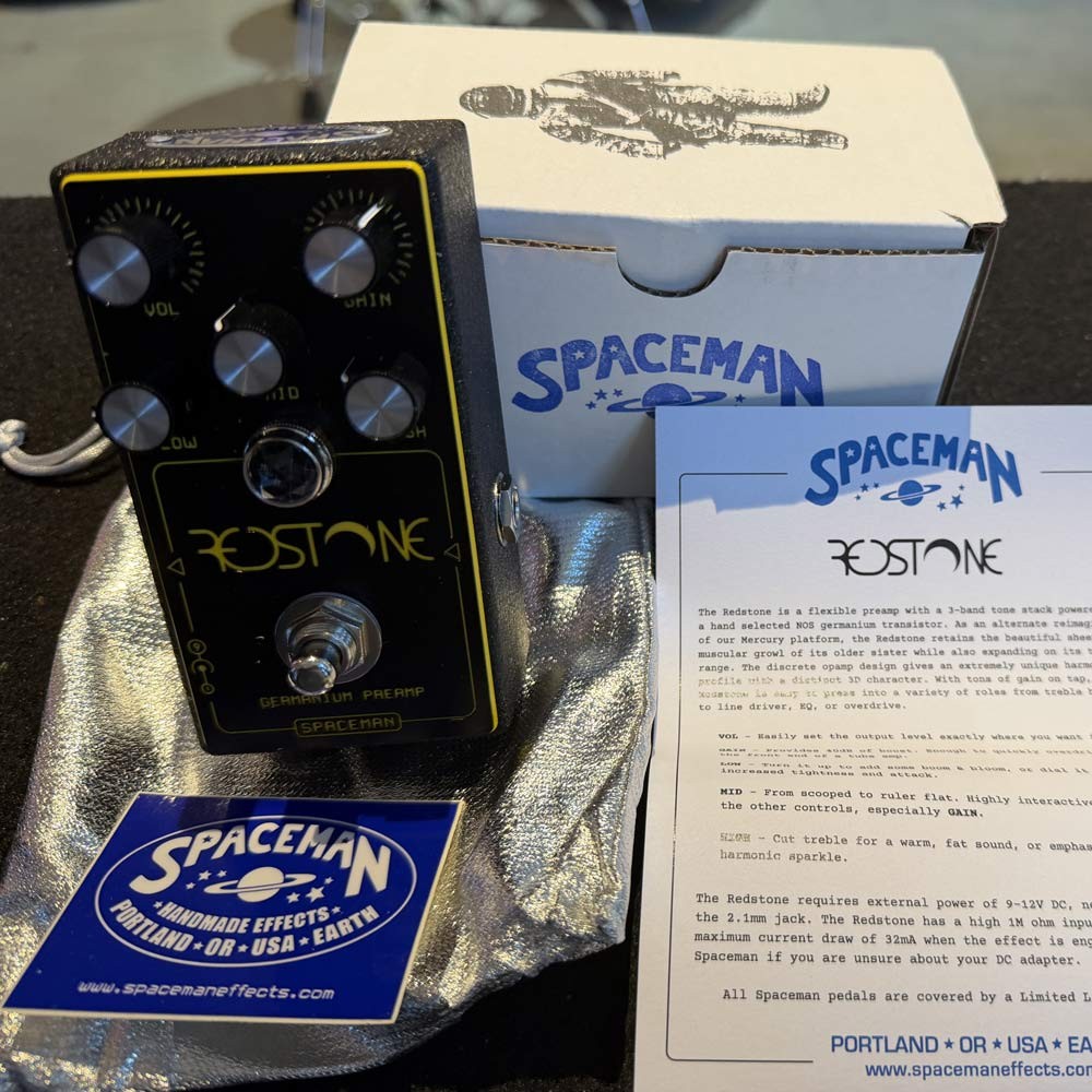 Spaceman Redstone Germanium Preamp Effects Pedal - Carbonado (Pre-Owned)