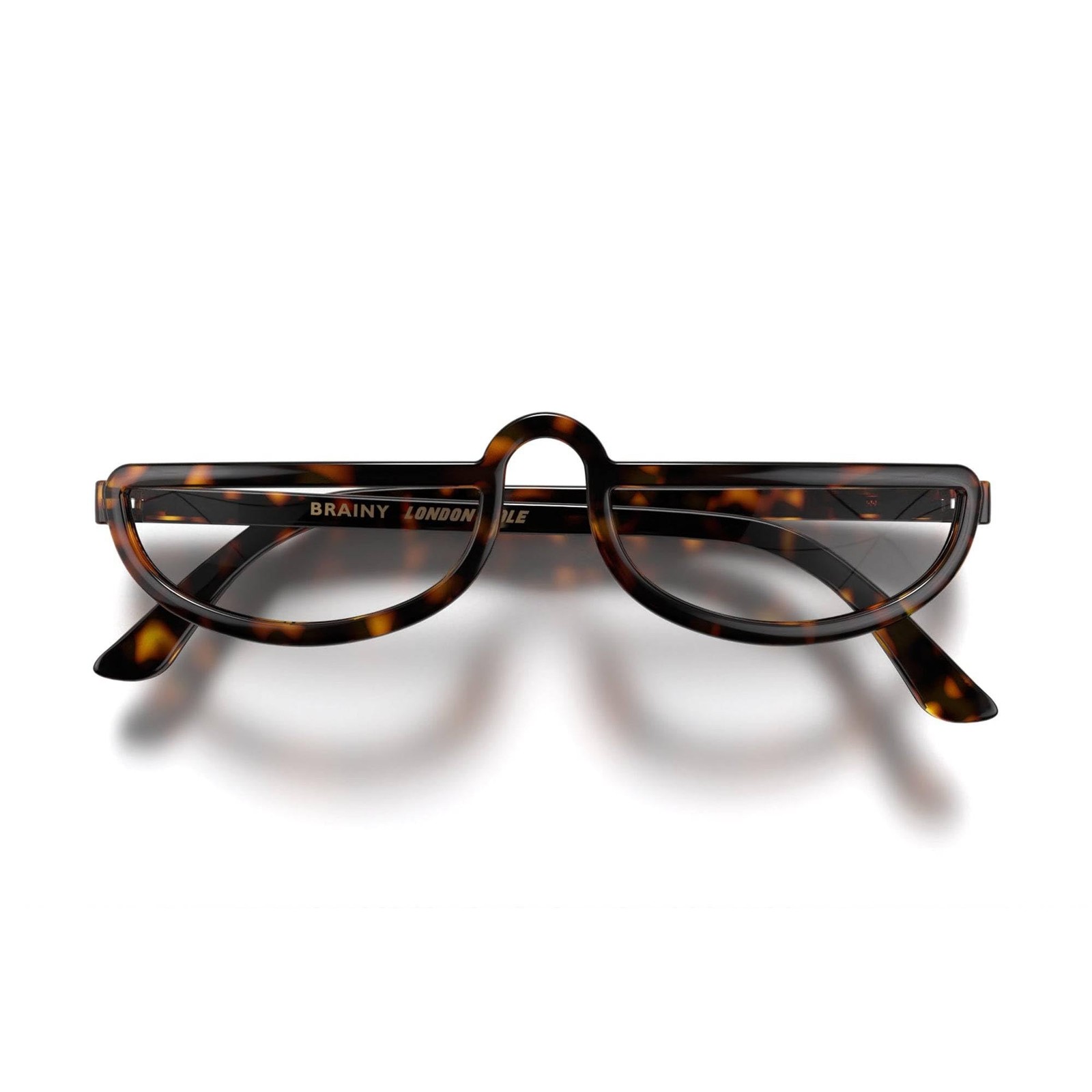 LONDON MOLE® Brainy reading glasses | Cool half moon shaped readers | Men&#