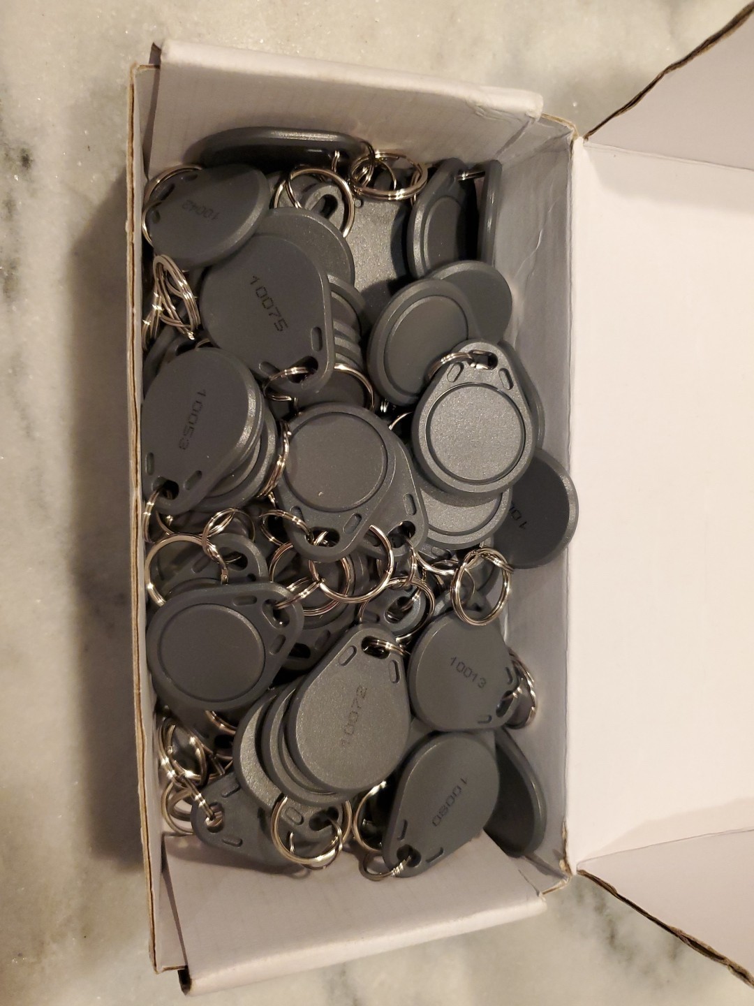 87 Proximity Key Fobs Works With HID ProxKey Brivo 1346 H10301 26-Bit 125kHz