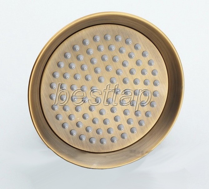 Antique Brass 8 inch Round Bathroom Accessory Rainfall Rain Shower Head ssh047