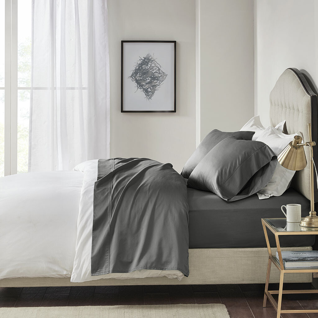 Madison Park 600 Thread Count Pima Cotton Deep Pocket Sheet Set