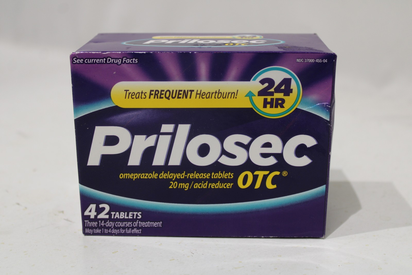 Prilosec OTC Frequent Heartburn Reducer Tablets, 42 Count EXP 09/2026
