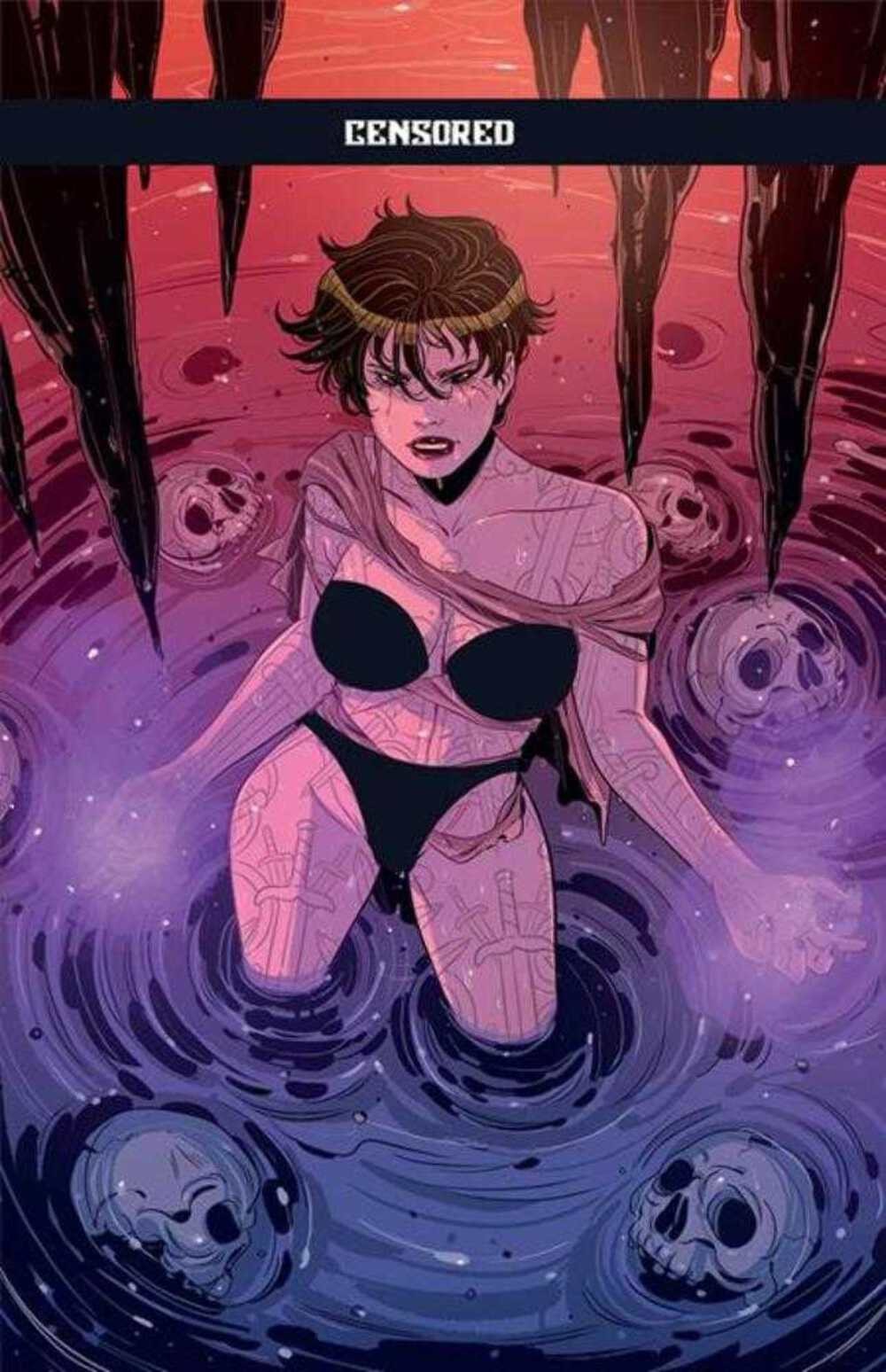 Barbaric The Long Death #2 (Of 3) Cover F Luana Vecchio Black Bag Variant (NM)