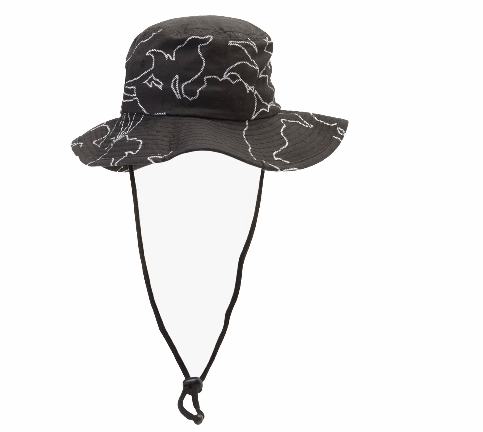 New Billabong Big John Print Surf Safari Black Boonie Mens Hat RHTBBL-92