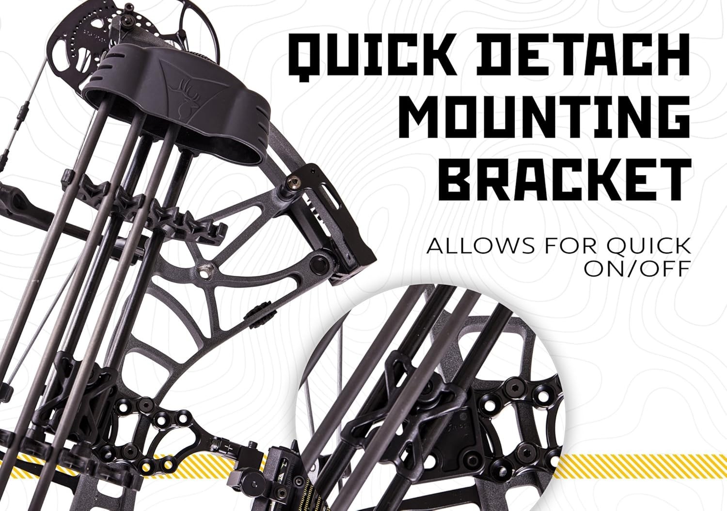 Lightweight Black Quiver for Bow Hunting