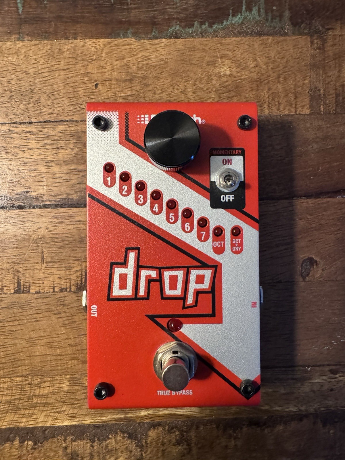 DigiTech Drop Polyphonic Drop Tune PitchShifter Guitar Effects Pedal