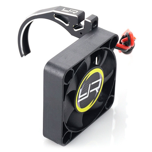 Yeah Racing Black 7075 Aluminum 540 Motor Mount W/ 40mm Tornado Fan YA-0526BK
