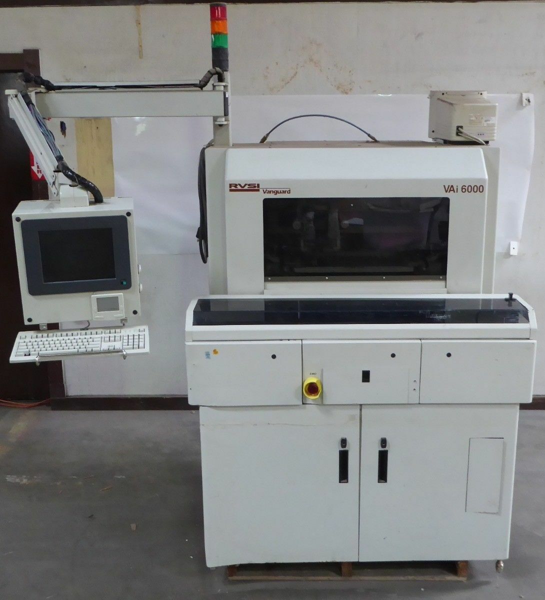 RVSI VANGUARD VAi 6000 BALL PLACEMENT SYSTEM MODEL 6000 W/ ACUITY CM4000 CAMERA