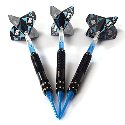 Soft Tip Darts Set Plastic Tip with Dart Case 16g-Brass