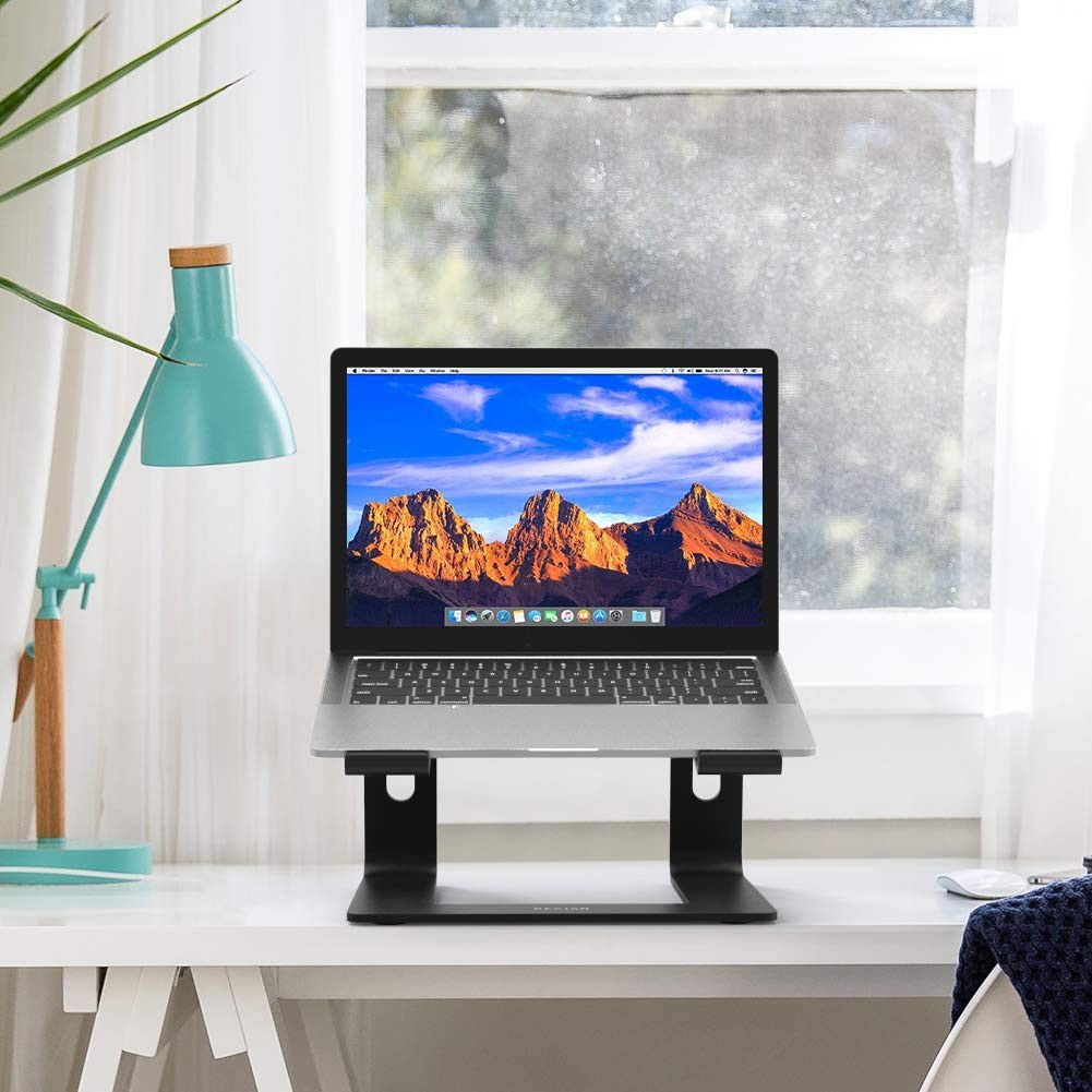 LS03 Aluminum Laptop Stand, Ergonomic Detachable Computer Stand, Notebook Ris...