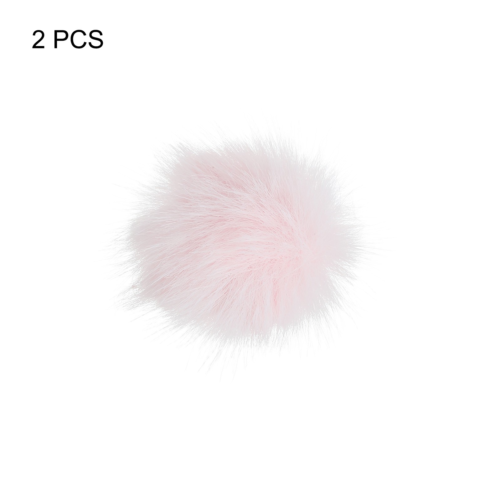 Furry Microphone Windscreen 5mm x 55mm for Microphone Pink 2 Pack