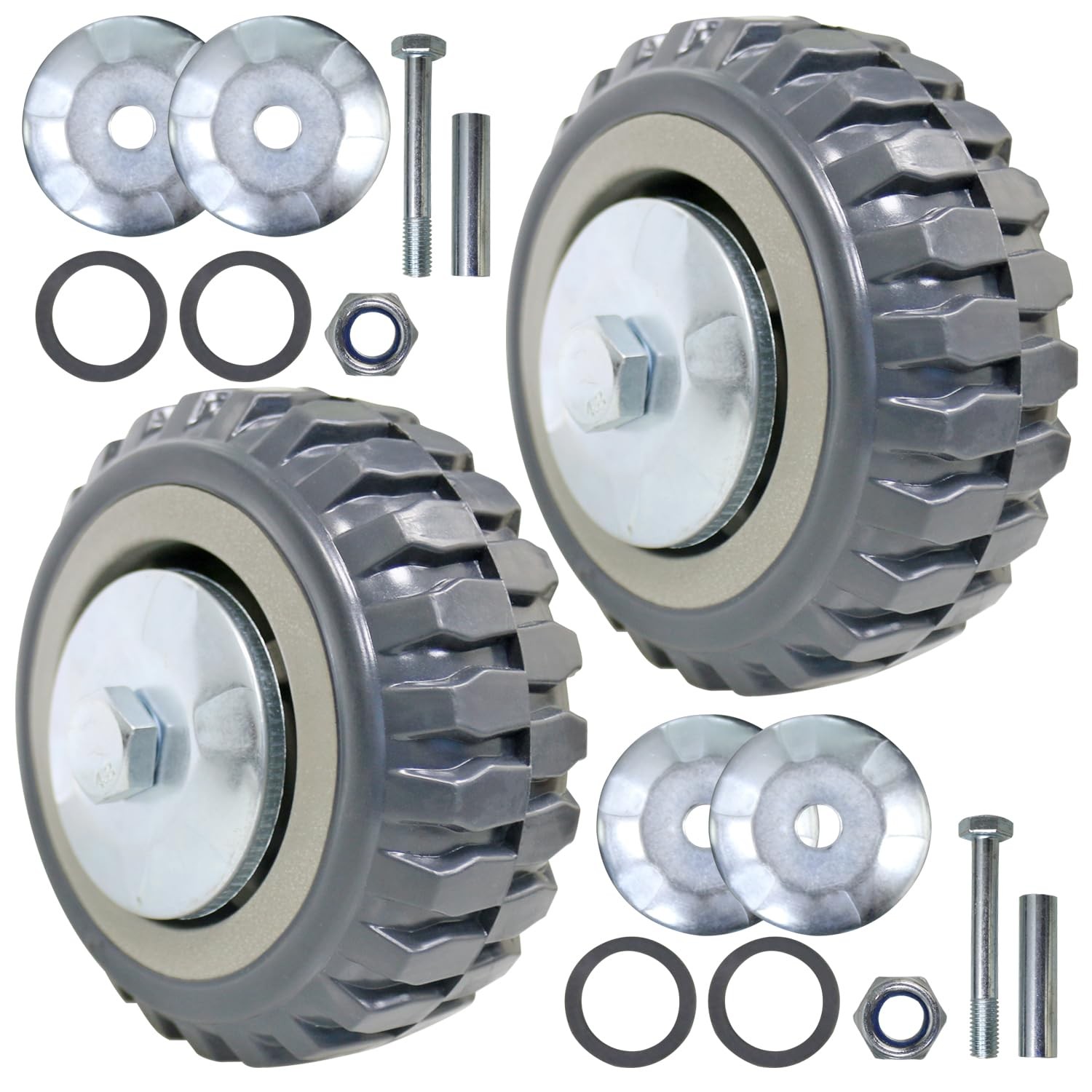 5 Inch Casters Single Wheel Load Capacity 440lb Heavy Duty Casters Trolley Wh...