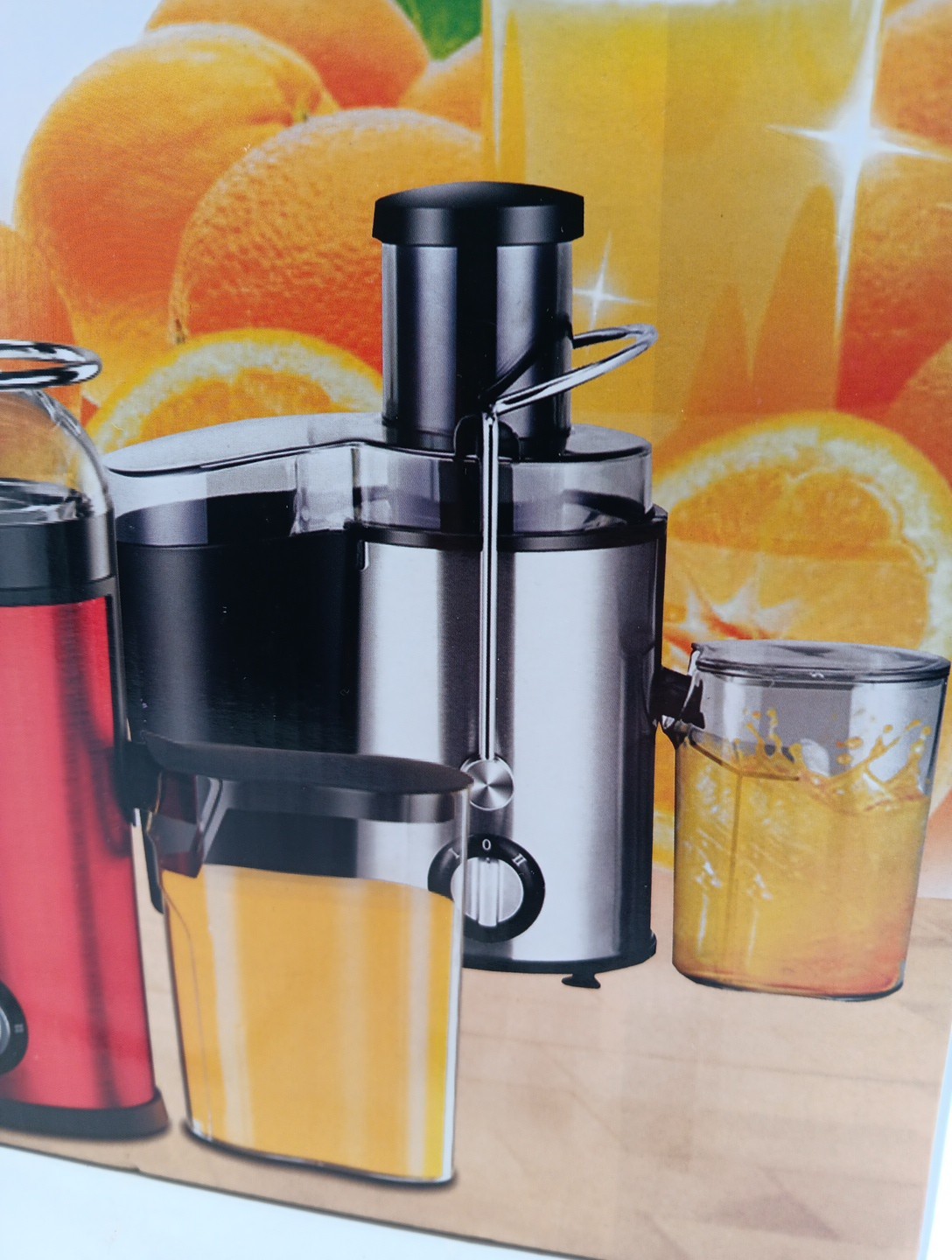 800W Electric Juicer Fruit Veg Blender High Juice Extractor Citrus Machine