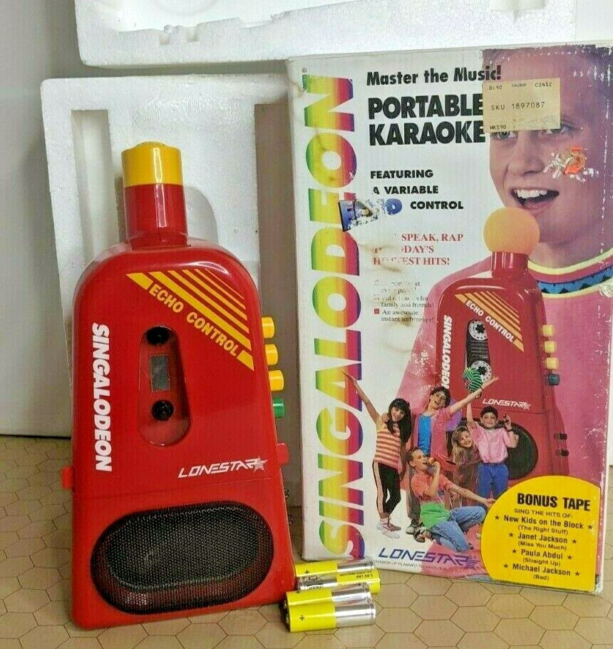 Singalodeon Handheld Portable Karaoke - Lonestar Model K-3 - Missing Cassette