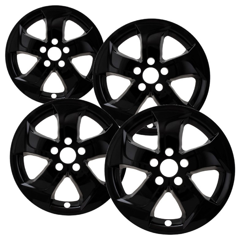 Set of 4 Gloss Black 17" Impostor Wheel Skins for 16-22 Honda HR-V Rim Covers