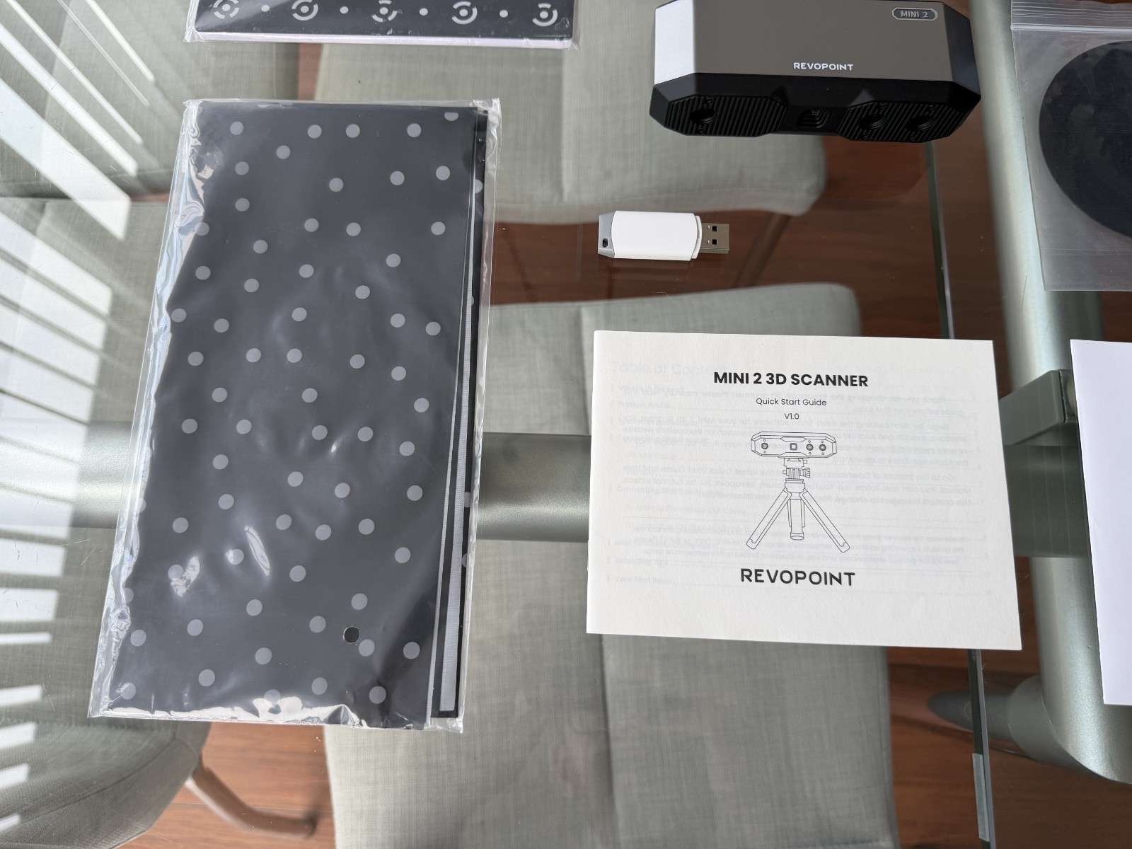 Revopoint MINI 2 3D Scanner + Dual-Axis Turntable Bundle – High Precision