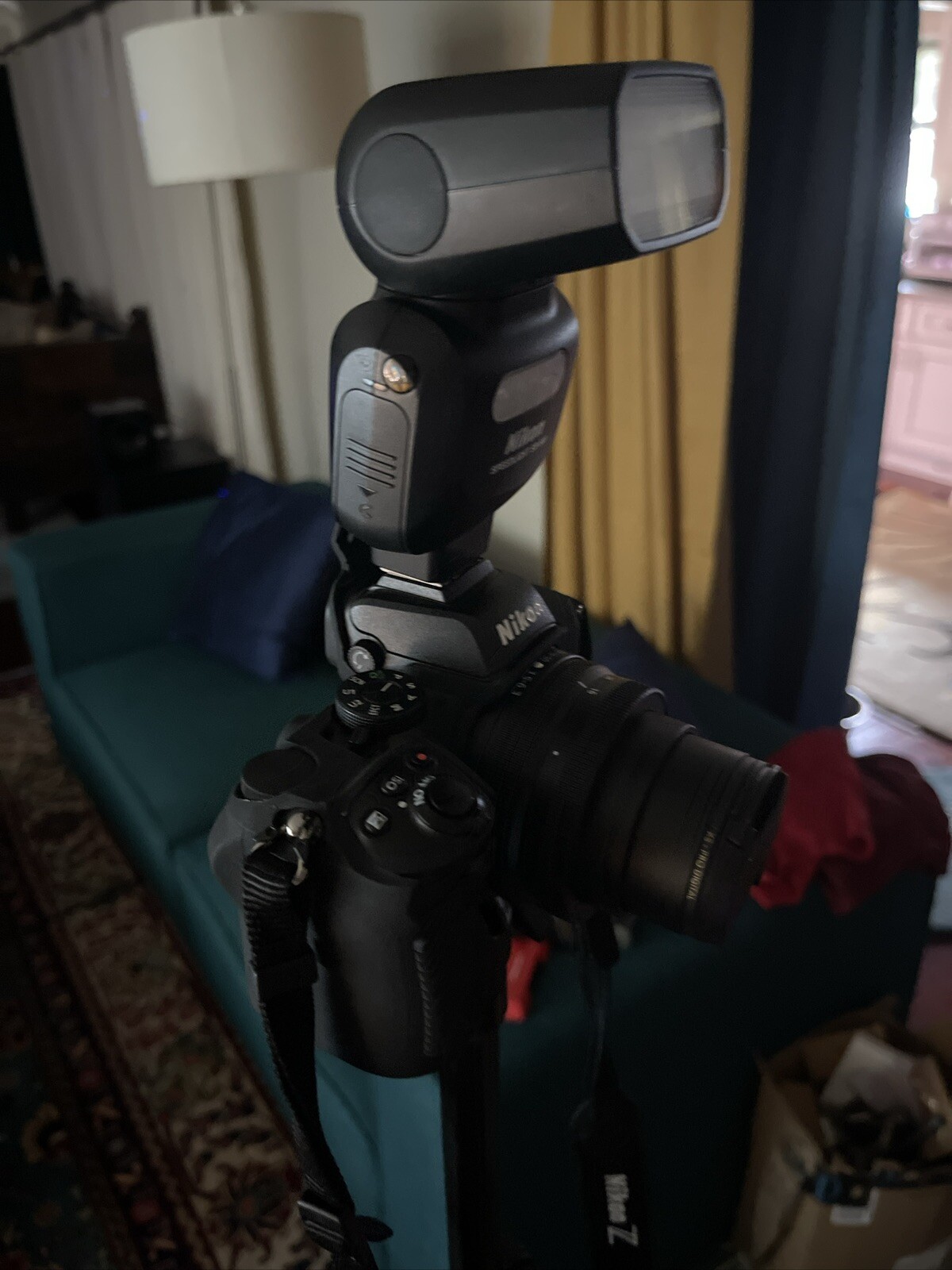 NIKON Z50 KIT.  With Two Lens MANFROTTO Tripod  ,Nikon Flash,card.