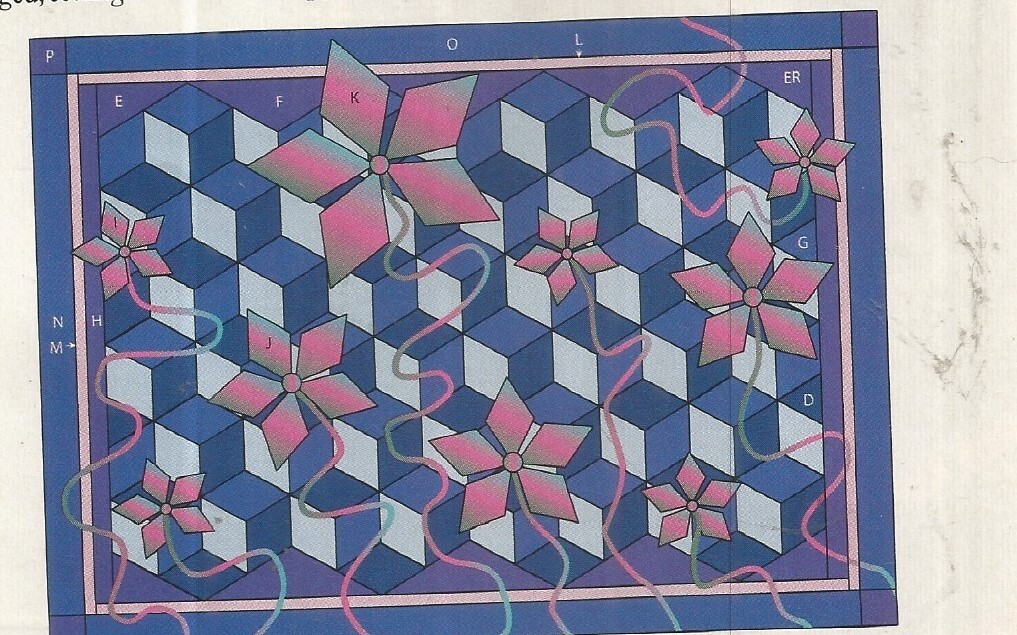 E0332 FLYING KITES QUILT PATTERN/INSTRUCTIONS