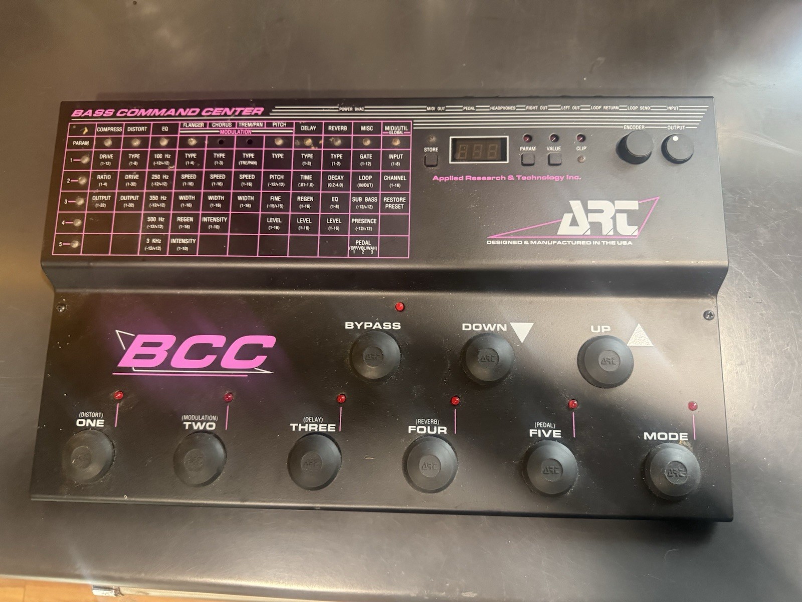 ART Bass Command Center Multi Effect