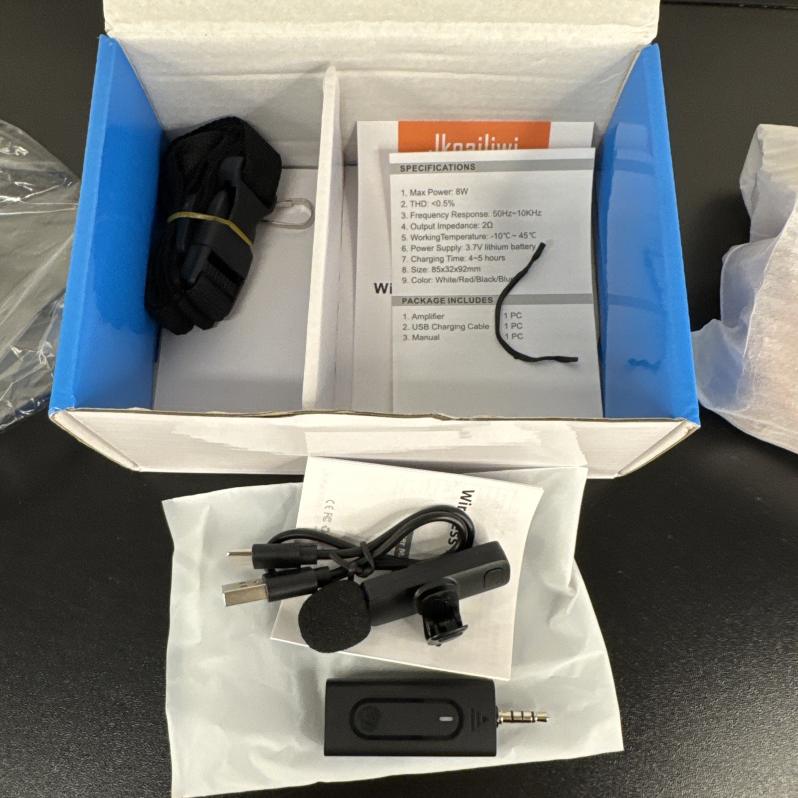 Waistband Amplifier With Lithium Batter Hi Fi