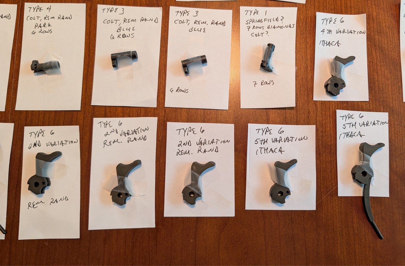 1911 parts, WWI & WWII
