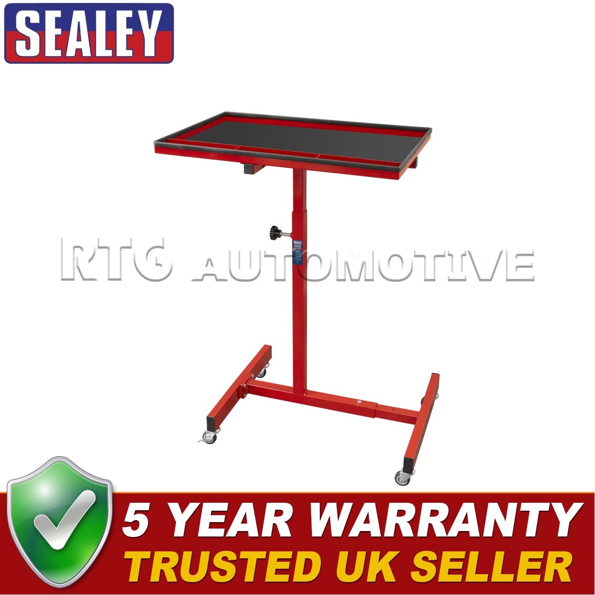 Sealey Adjustable-Height Mobile Workstation 50kg Capacity AP200
