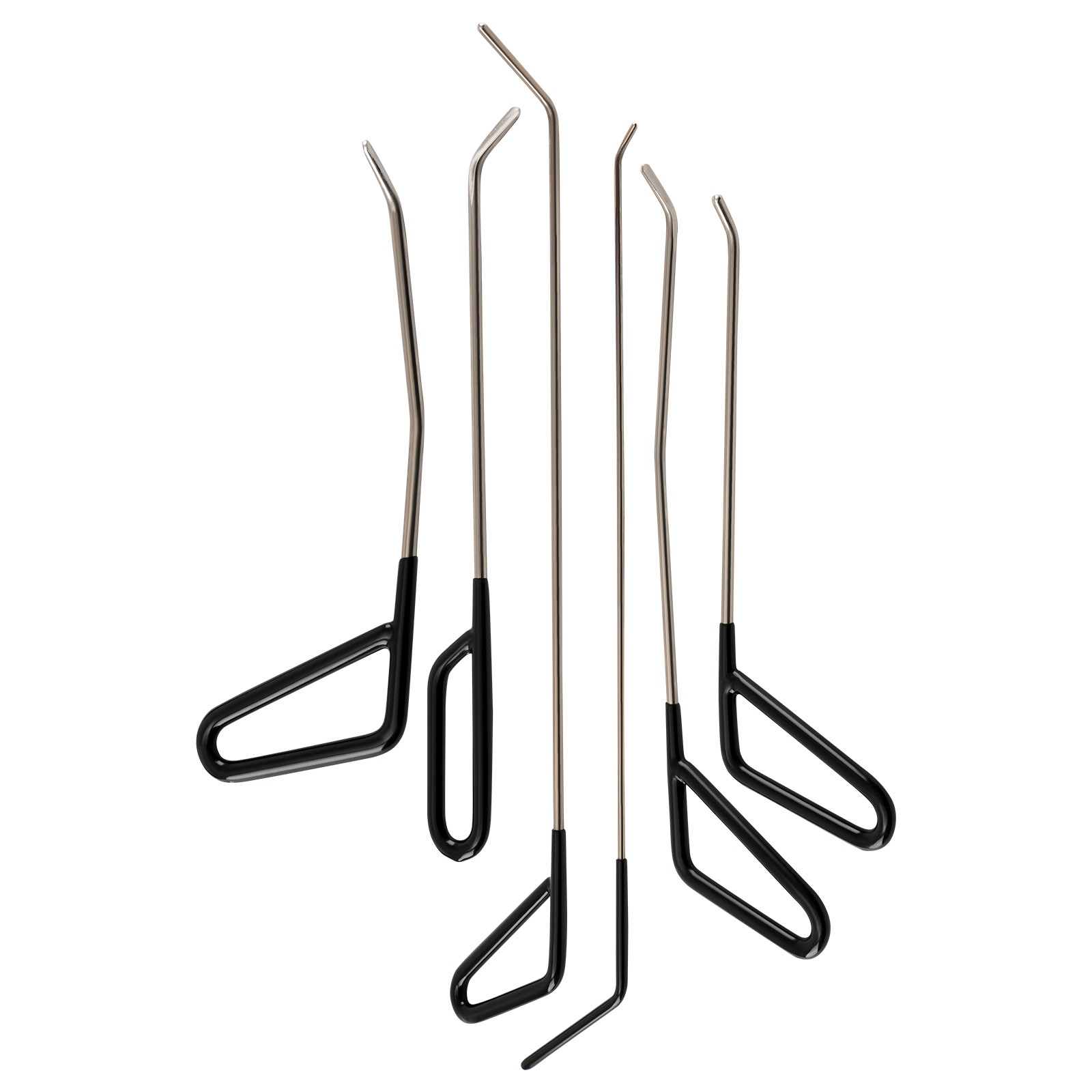 6pcs Paintless Dent Tool Stainless Steel Repair Kit Rods 26/29/33.5/40cm