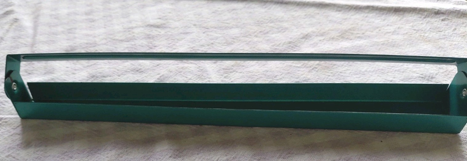 Vintage Shallow Socket Metal Tray Holder Organizer Carry Handle Box Japan