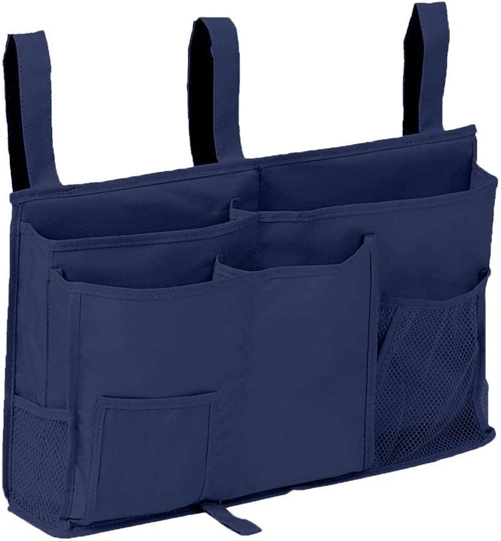Bedside Organizer - Caddy Storage Bunk Bed to College Dorm & Hospital Rails, ...