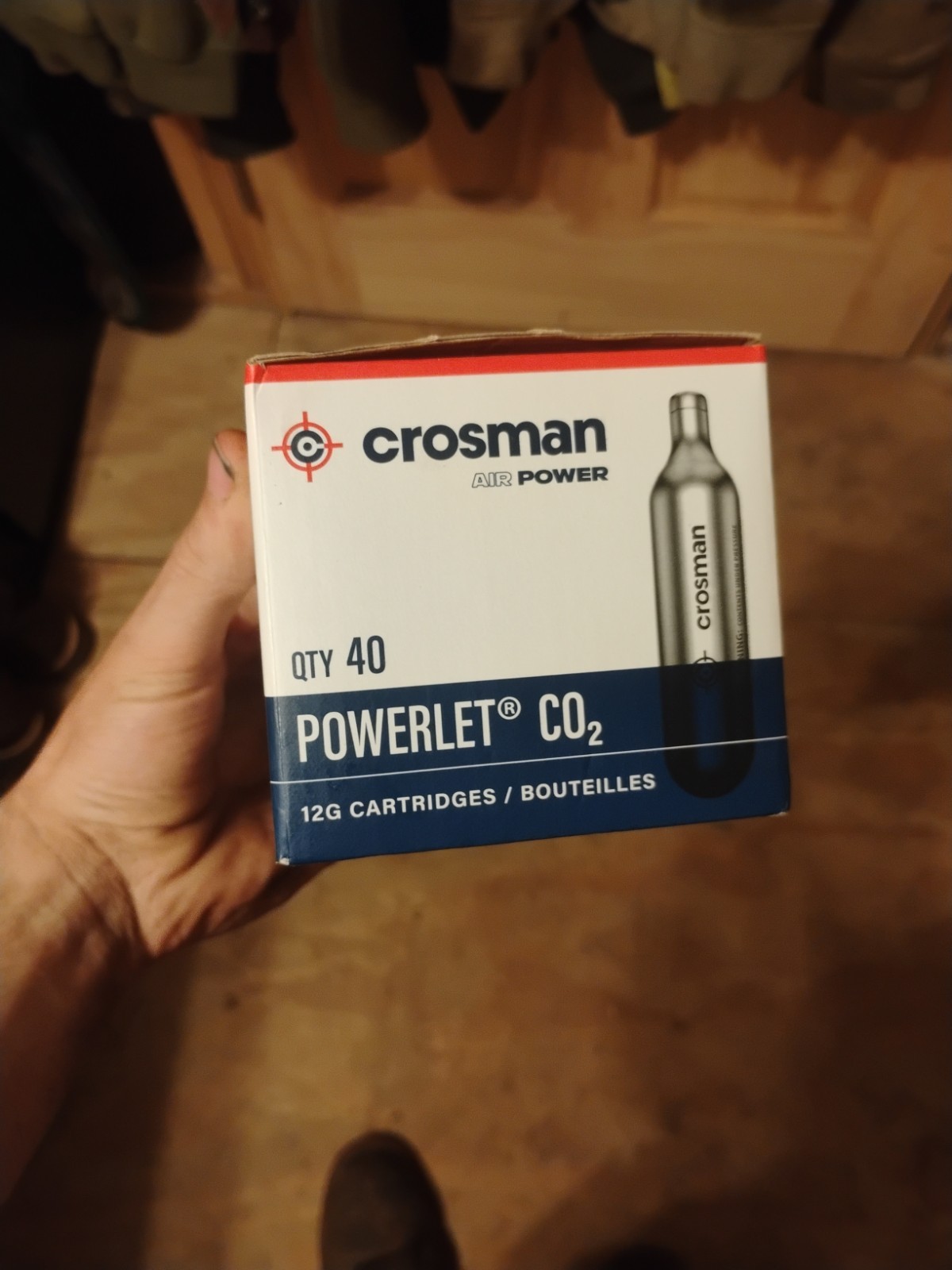 Powerlet Crosman Air Power 12G Co2 Cartridges QTY /40 Brand New In Box