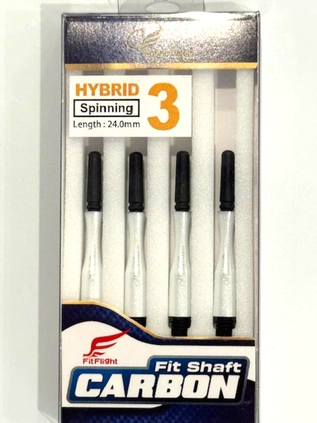 FIT FLIGHT CARBON SHAFTS #3  LENGTH HYBRID SPINNING SHAFTS BRAND NEW SHIPS FREE