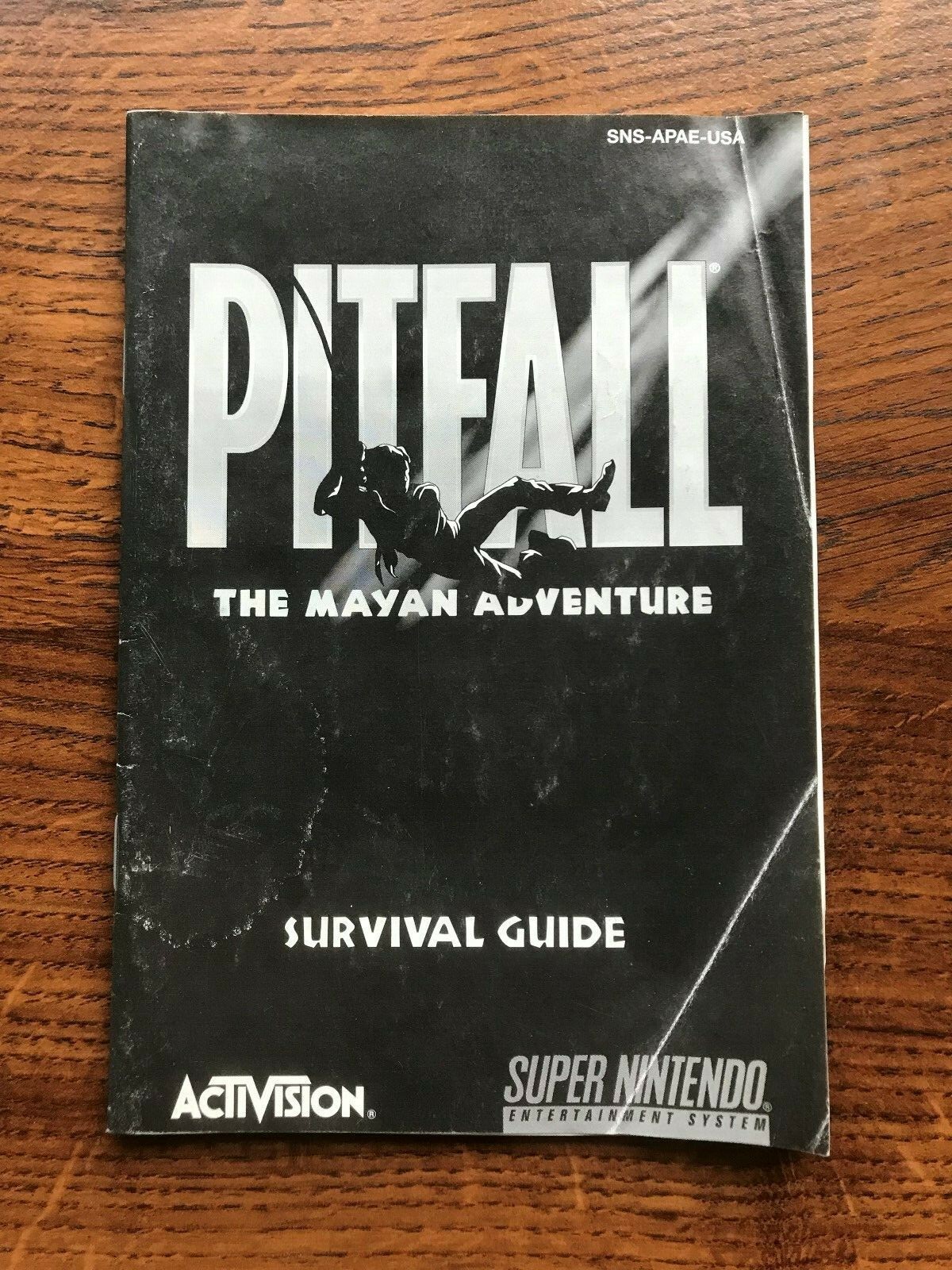 Pitfall Mayan Adventure Pit Fall SNES Super Nintendo Instruction Manual Only