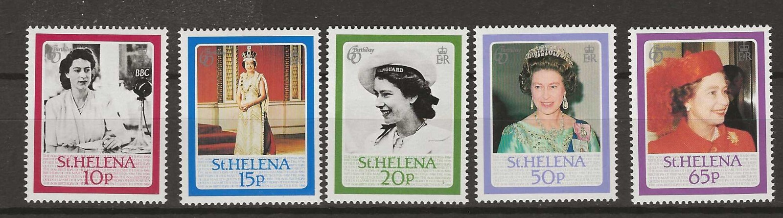 St.Helena 1986  Queen Elizabeth MNH  (q047)