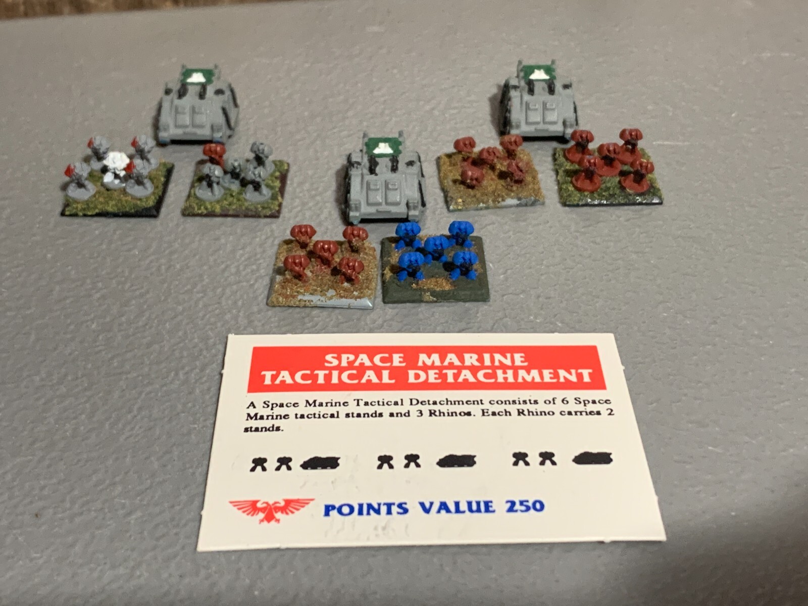 A12435 EPIC WARHAMMER 40K SPACE MARINES TACTICAL DETACHMENT GW GAMES WORKSHOP