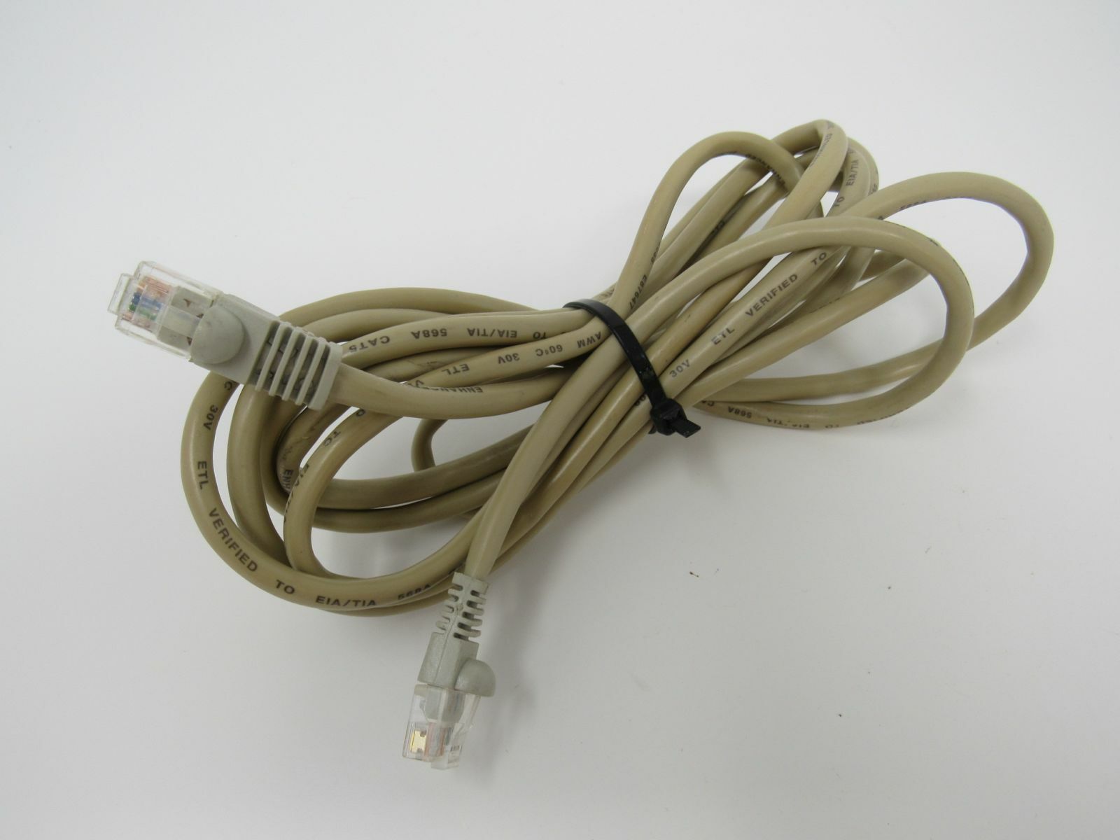 Standard Ethernet Patch Cable RJ-45 9 ft Cat5e