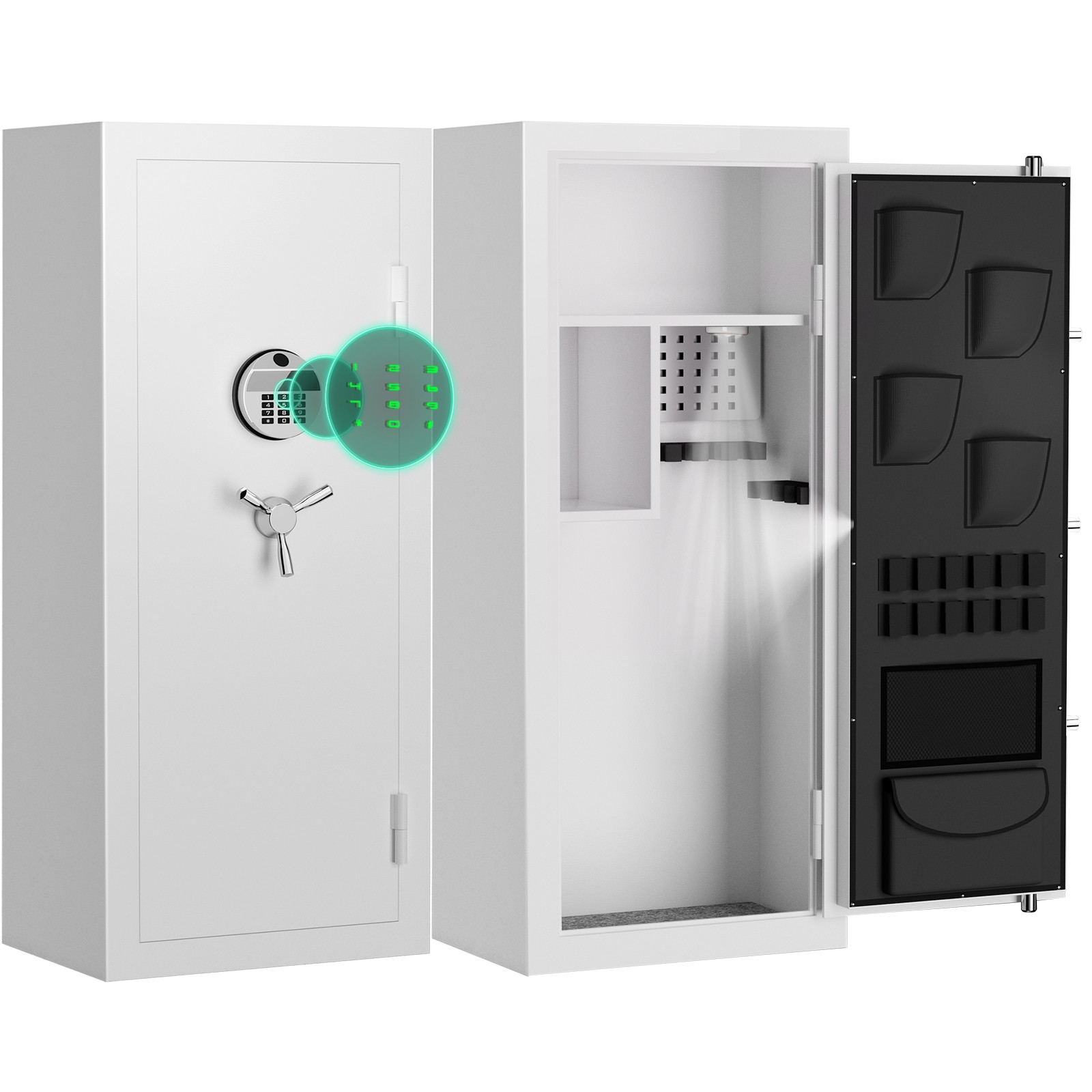 15-20 Already Assemble Safe with Removable Pegboard & Door Organizers for Home