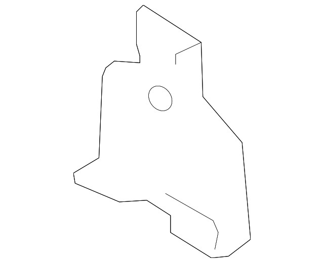 Genuine Nissan Quarter Panel Trim Panel Bracket 84962-4CL0A